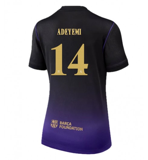 Barcelona Karim Adeyemi #14 Vieraspaita Naisten 2026-27 Lyhythihainen Barcelona Karim Adeyemi #14 Vieraspaita Naisten 2026-27 Lyhythihainen